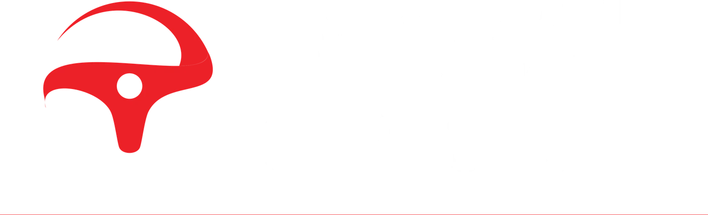 לוגו Barazani Group: סימן אדום ושם הקבוצה בלבן