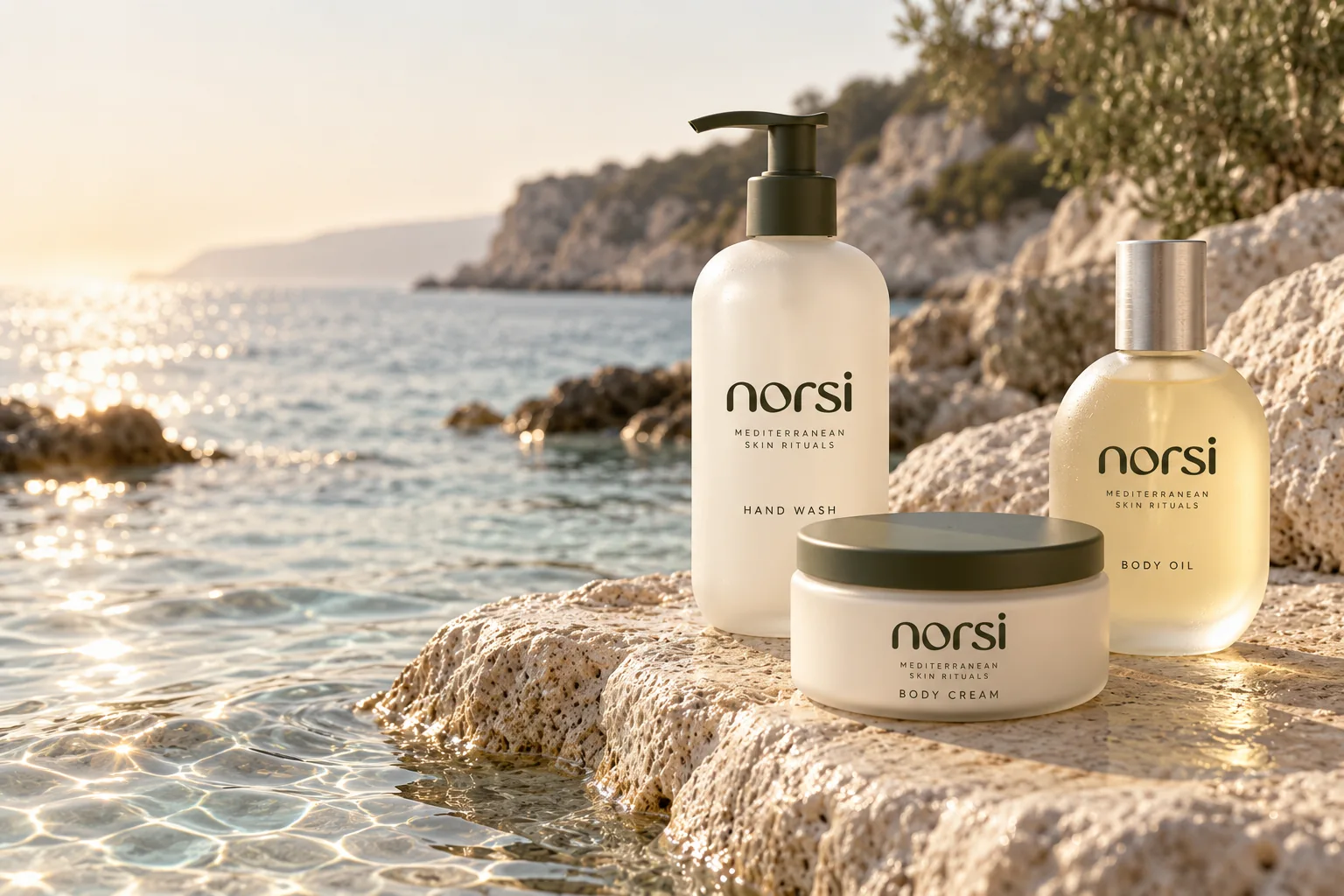 NORSI: קונספט מיתוג למוצרי טיפוח