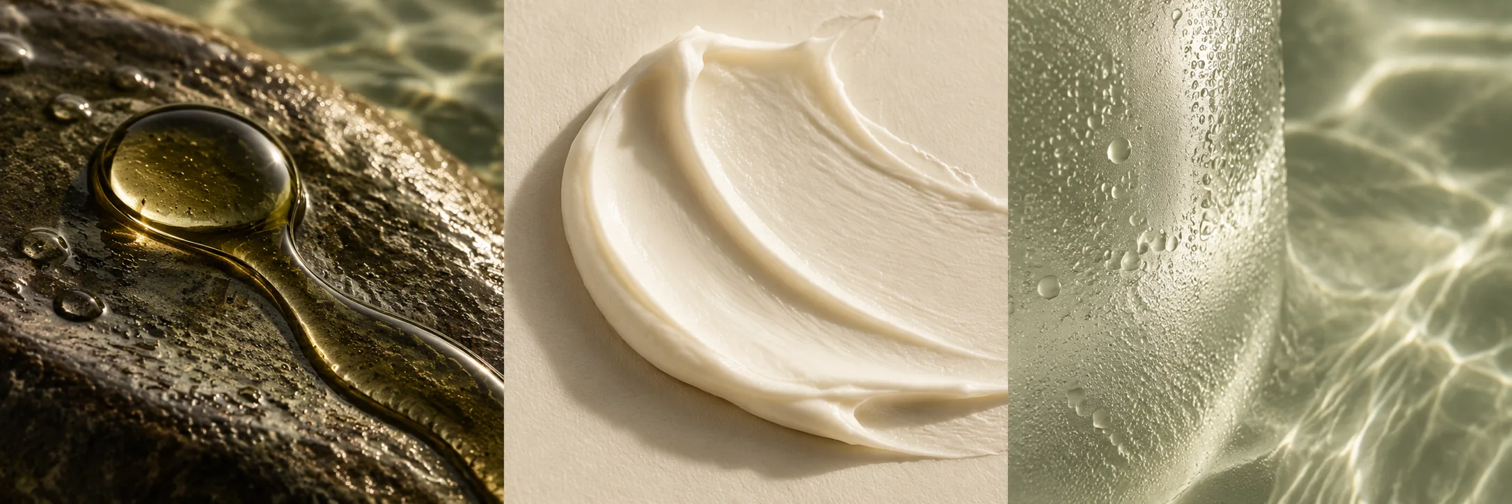 Oil on stone material detail from NORSI's concept mood photography