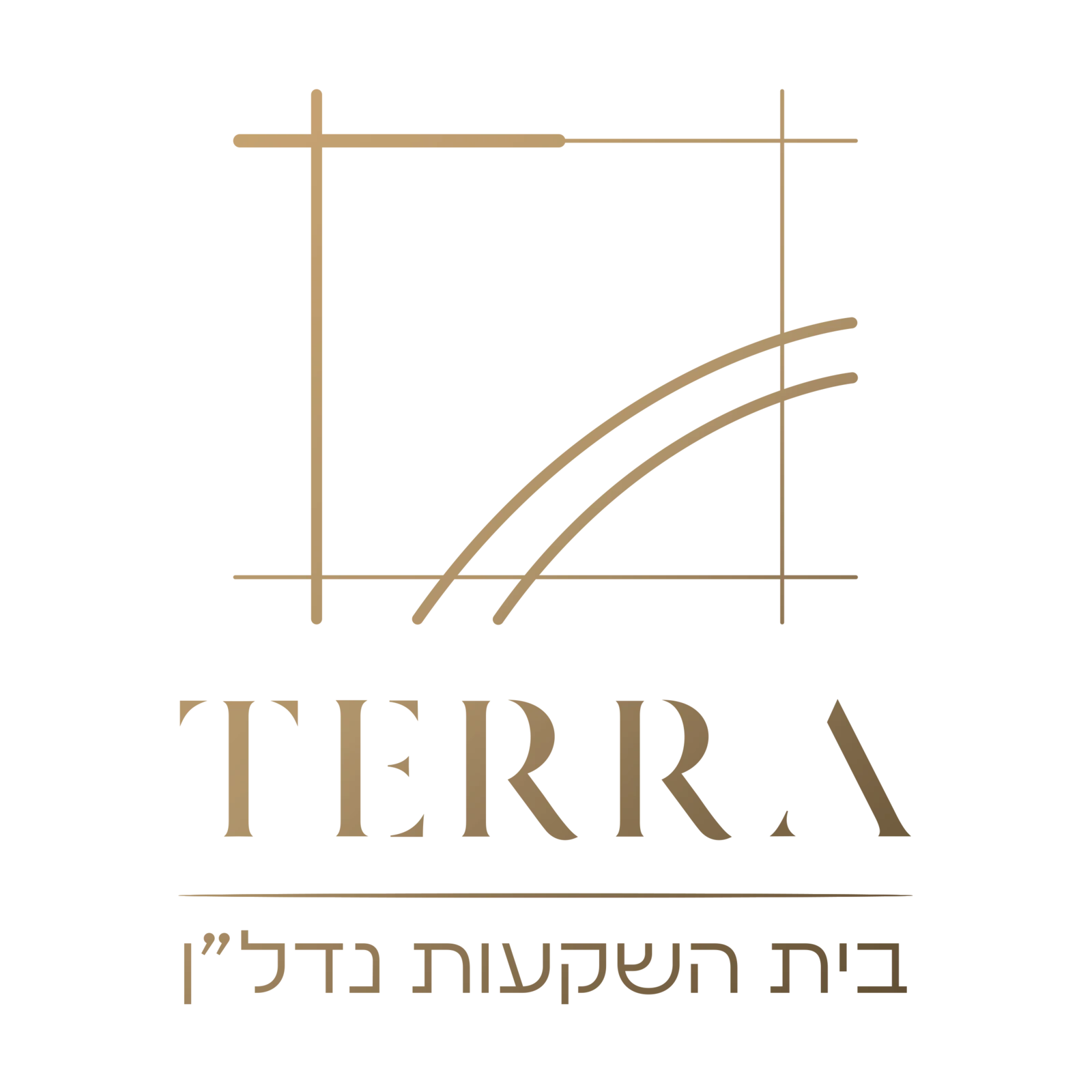גרסת הלוגו בגוון מדורג