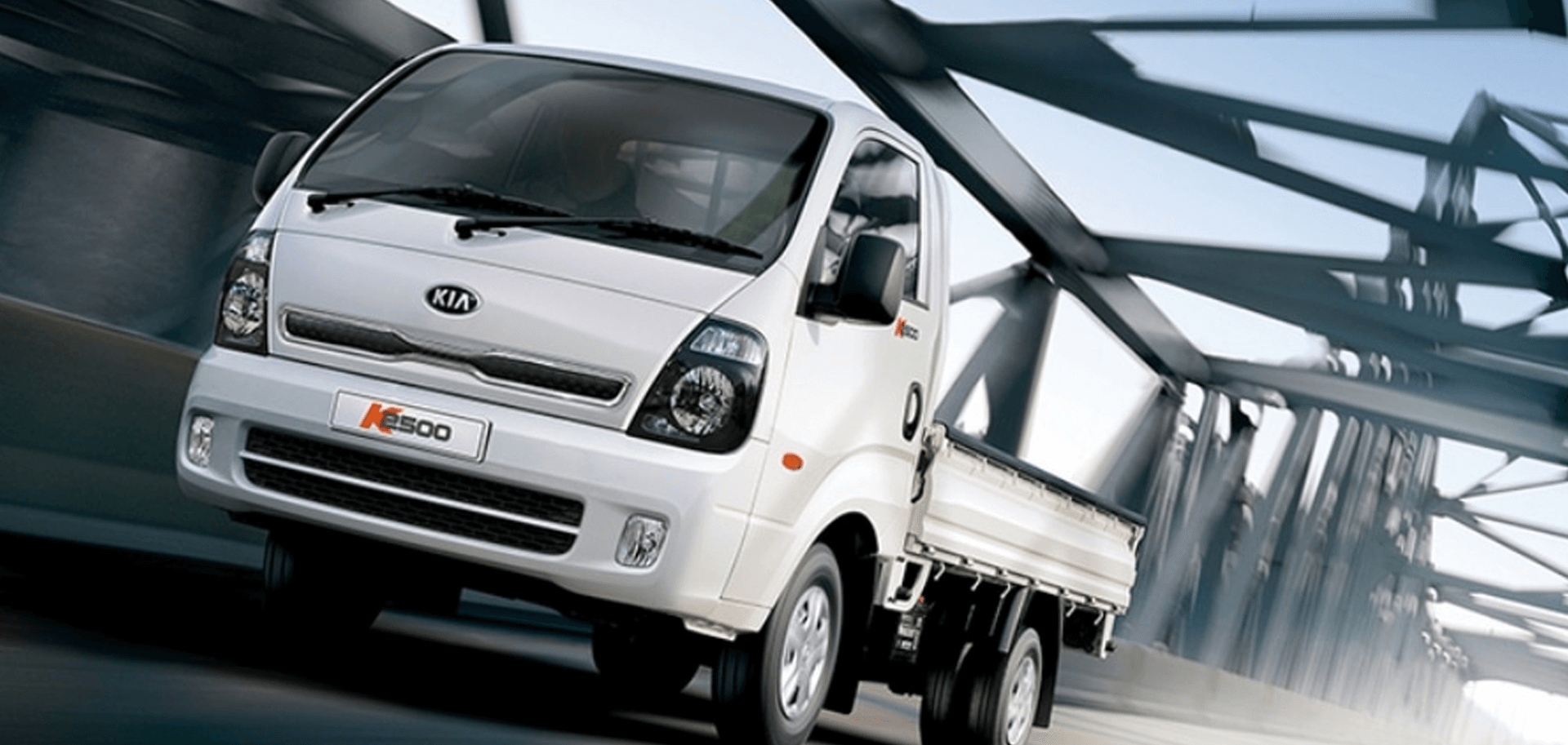 KIA Bongo K2500 בתצלום ששימש בפרויקט דף הנחיתה