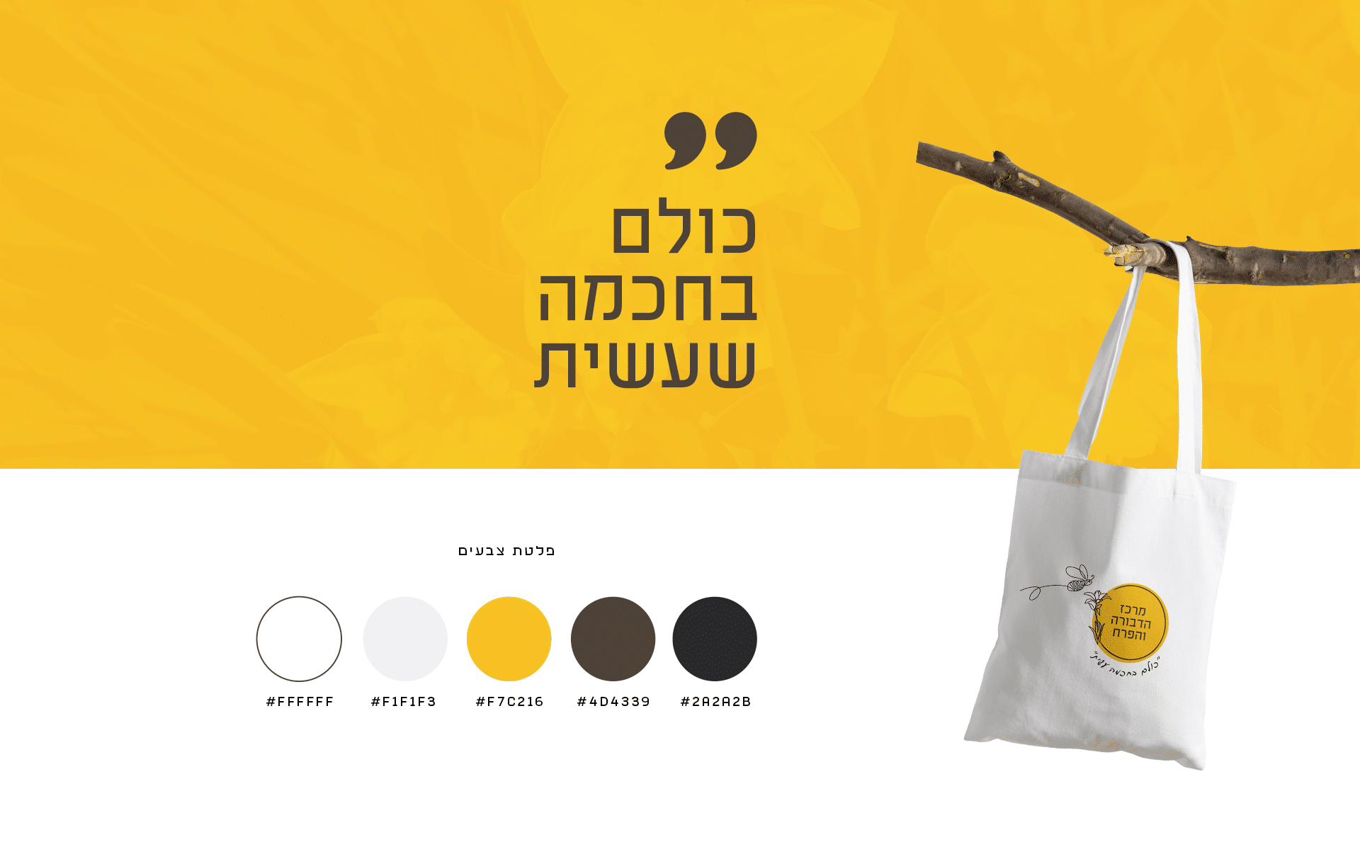 השקית ופלטת הצבעים